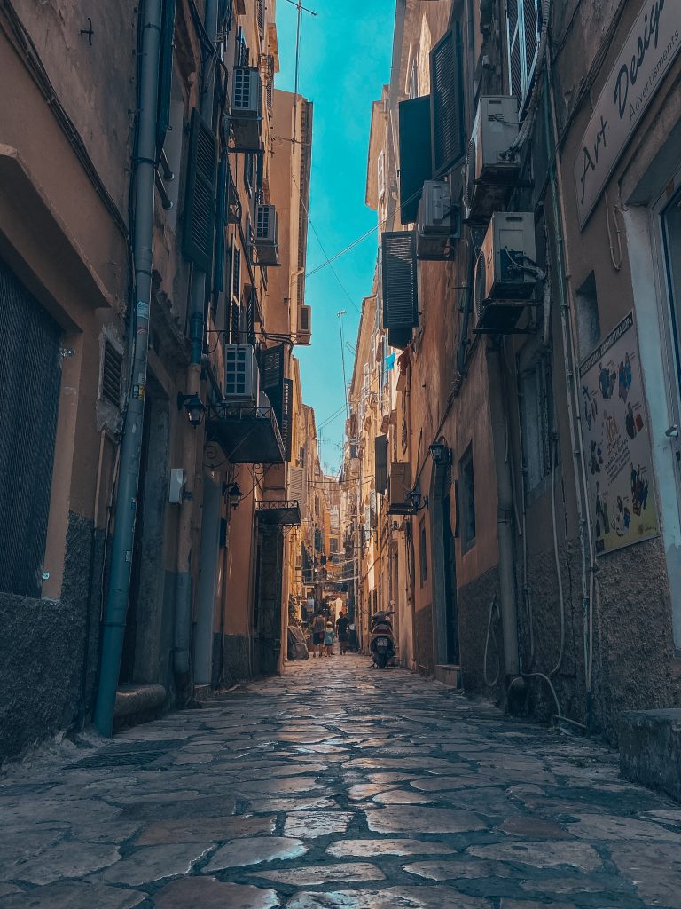 Старинные улицы Керкиры